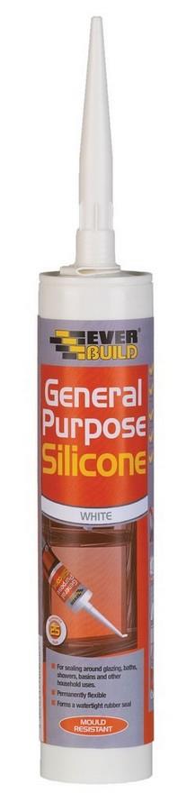 Everbuild General Purpose Silicone White C3 - Flying Dutchman Stores