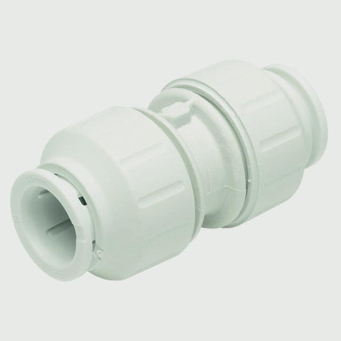 JG Speedfit Equal Straight Connector 15mm EACH- White - Flying Dutchman Stores