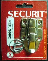 Securit Case Clips Nickel Plated 70mm - Flying Dutchman Stores