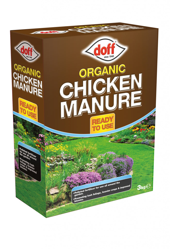 Doff Organic Chicken Manure 3kg - Flying Dutchman Stores