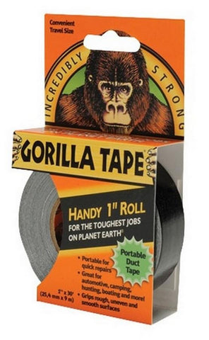Gorilla  Tape Black Handy Roll 9m - Flying Dutchman Stores