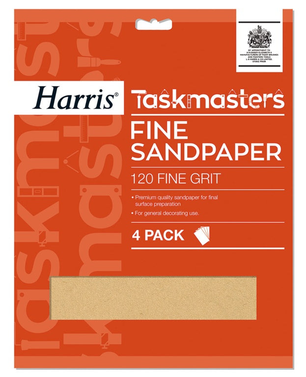 arris Taskmasters Fine Sandpaper - 4 Pack - Flying Dutchman Stores