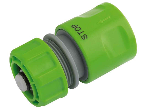 Draper  1/2in BSP Hose Connector with Water Stop Feature - Flying Dutchman Stores