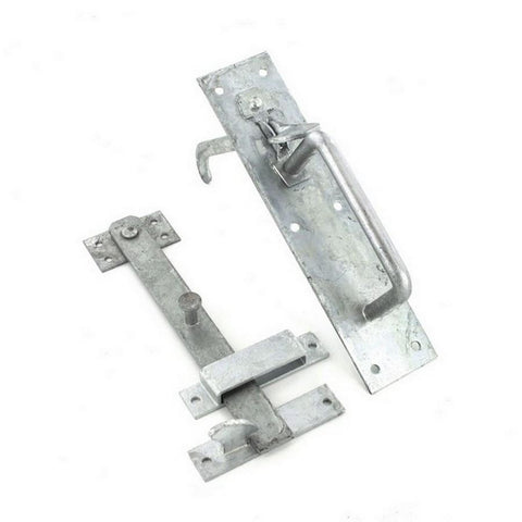 Securit  Heavy Suffolk Latch 215mm Galvanised (50/4L) - Flying Dutchman Stores